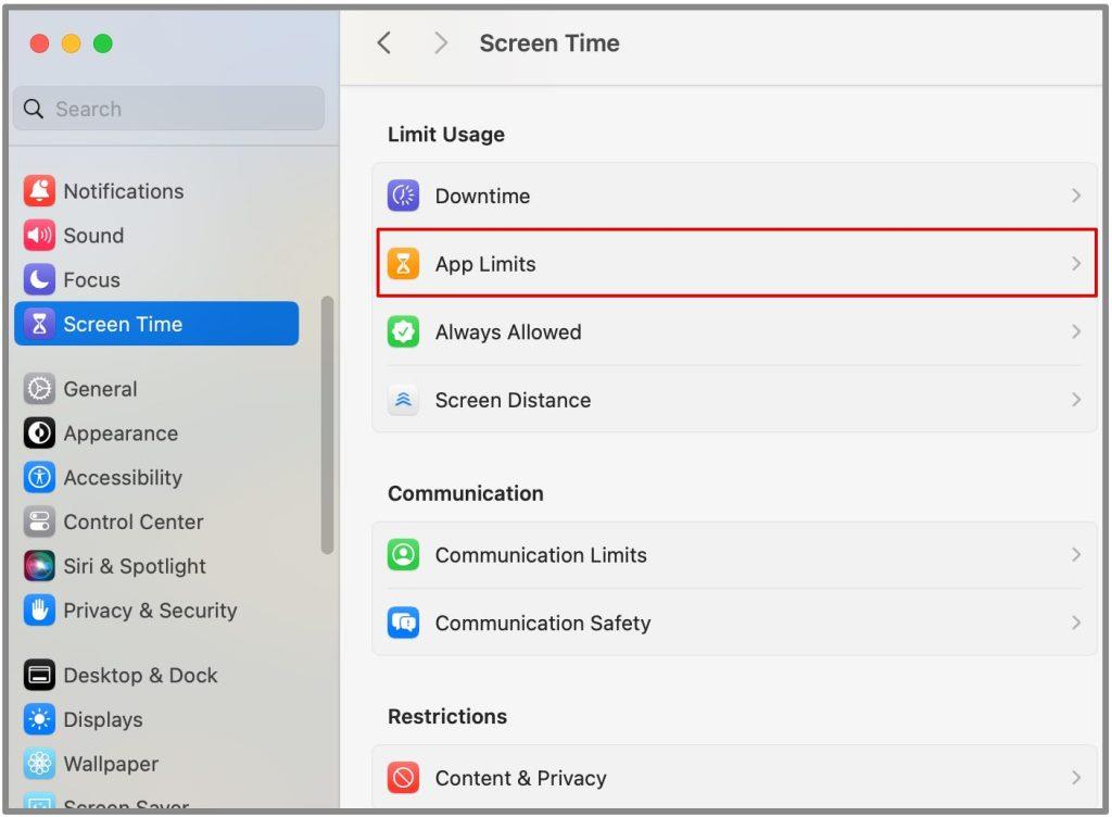 如何在 MacBook 上設定家長監護