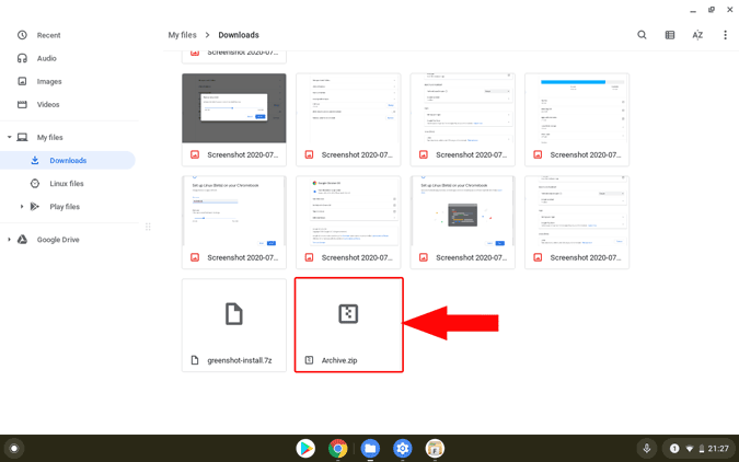 如何在 Chromebook 上壓縮和解壓縮文件