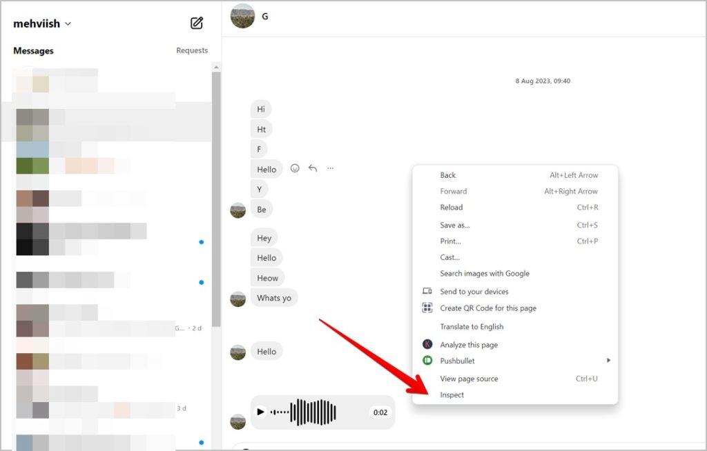 如何在 Instagram 下載語音訊息