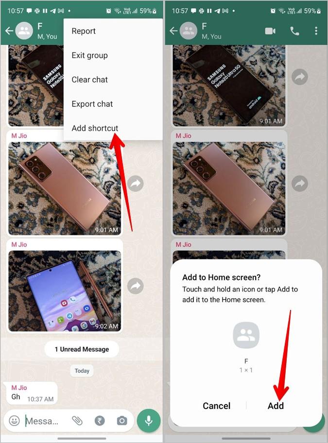 如何在 Android 和 iPhone 上將 WhatsApp 聊天圖示新增至主螢幕