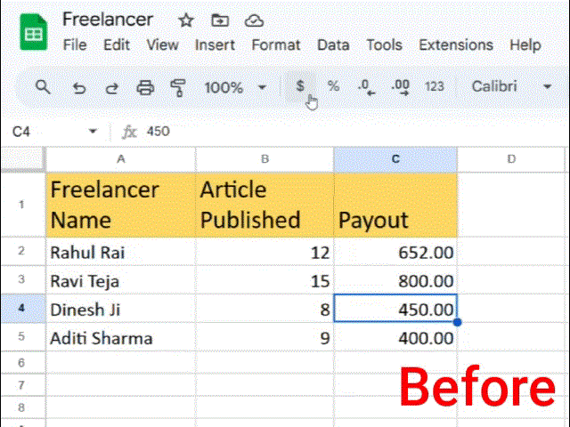 在 Excel 或 Google Sheets 中新增 6 種貨幣的方法