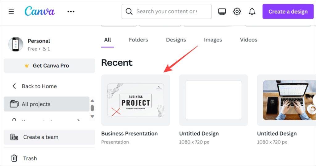 如何使用 Canva 建立和進行演示