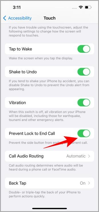 如何在 iPhone 上啟用/停用電源按鈕結束通話