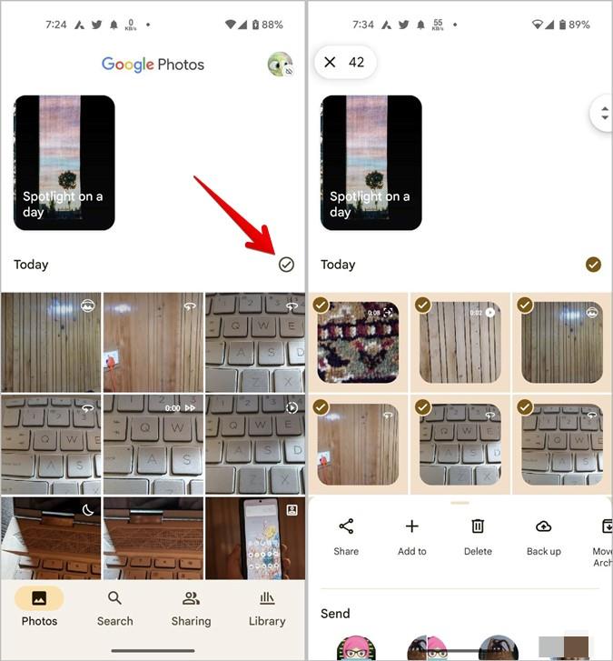Google 照片上的各種符號和圖示有何意義