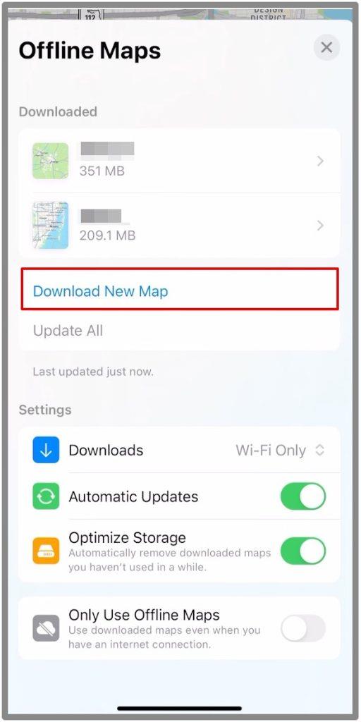 如何在 iPhone 上下載並使用離線 Apple 地圖