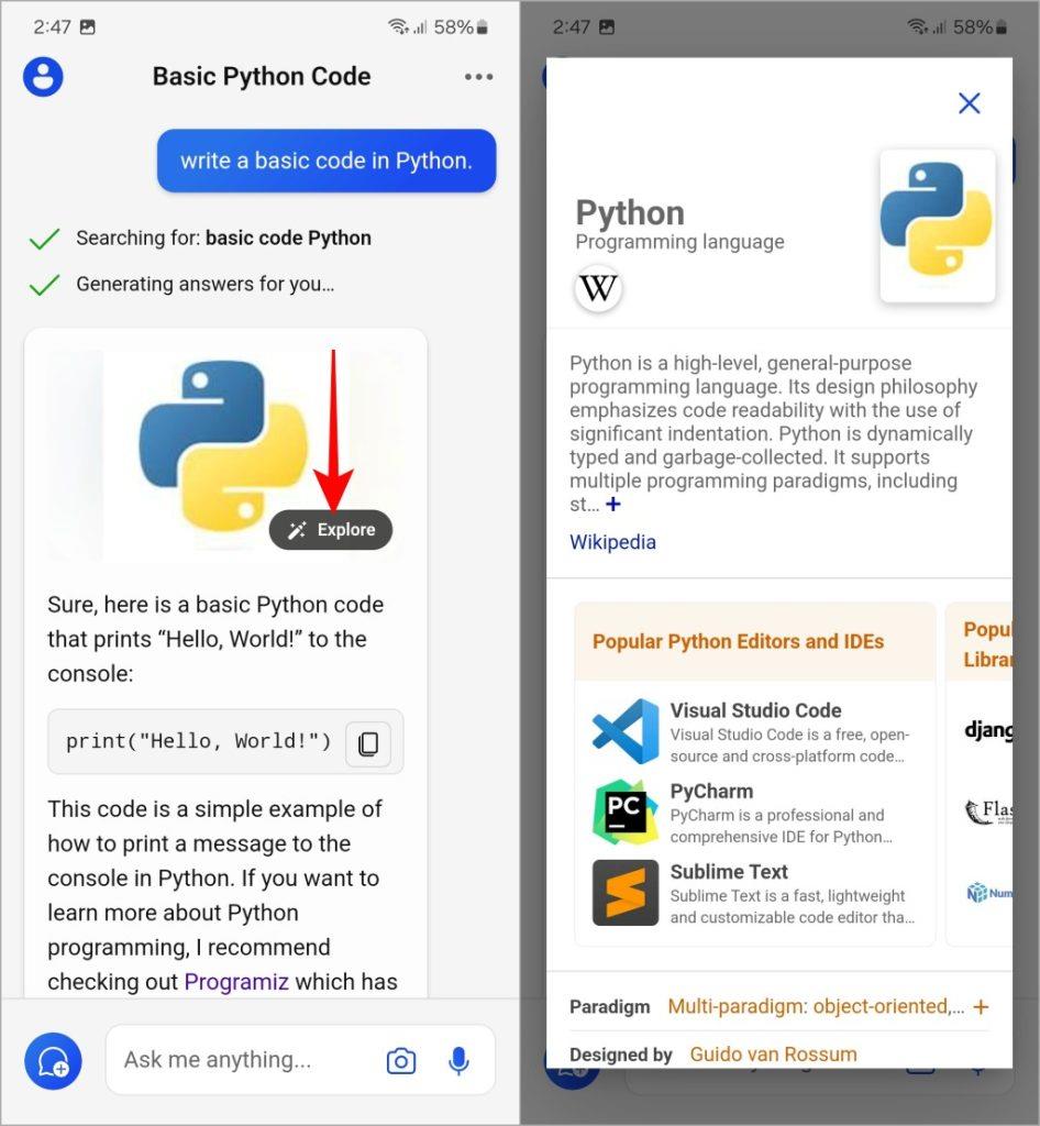 如何在行動裝置上使用 Microsoft Copilot