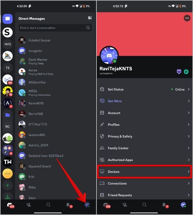 如何在所有裝置上退出 Discord