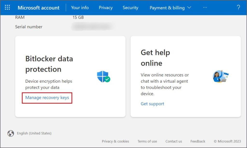 如何在 Windows 11 上尋找 BitLocker 復原金鑰