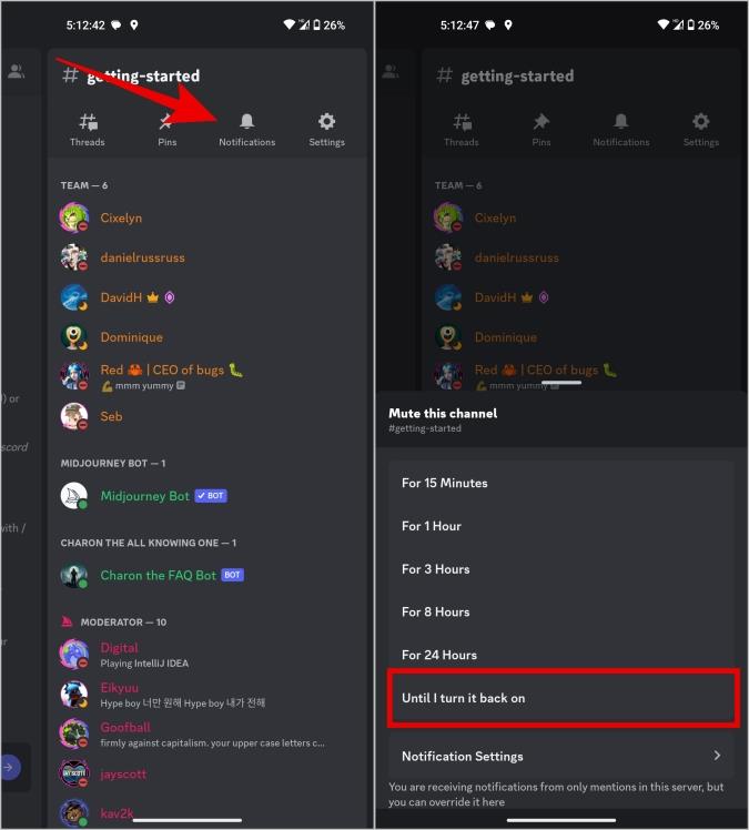 如何隱藏 Discord 伺服器側邊欄上的頻道