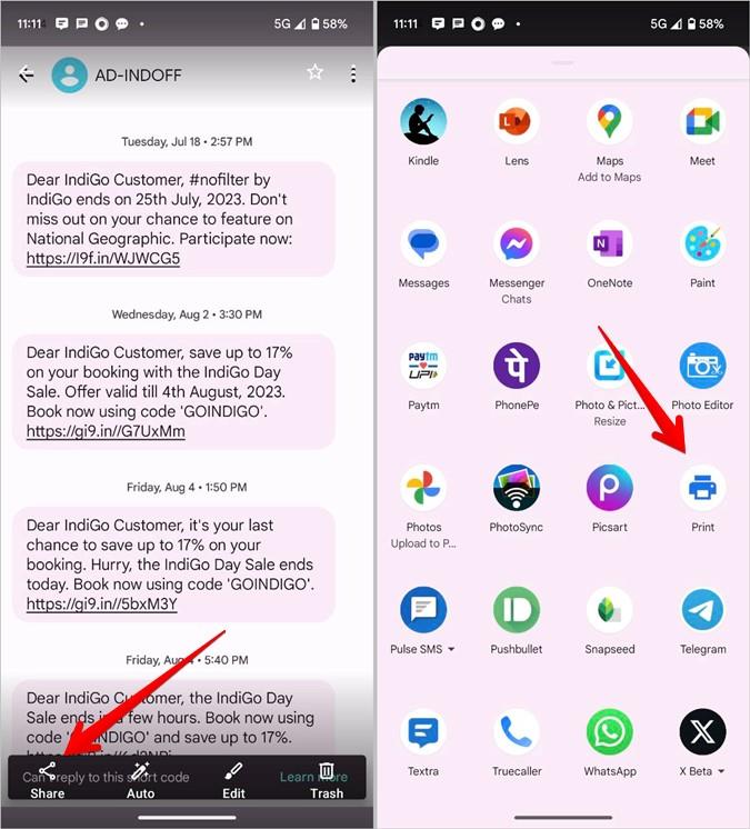 從 Android 列印簡訊的 4 種方法