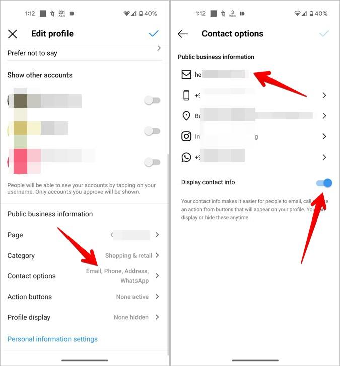 如何將電子郵件新增至 Instagram 帳號、個人簡介或故事