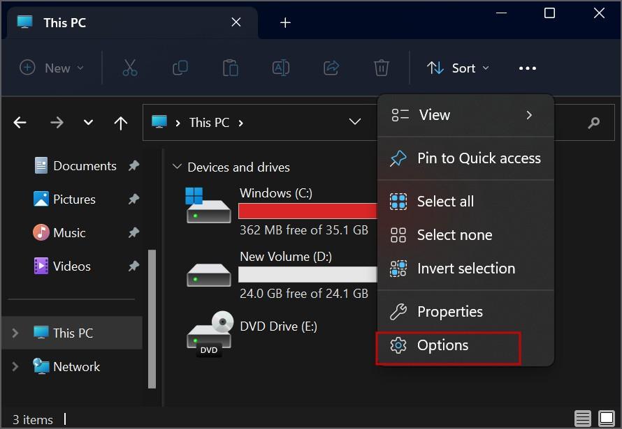 13 修正了 Windows 中檔案總管不顯示檔案的問題