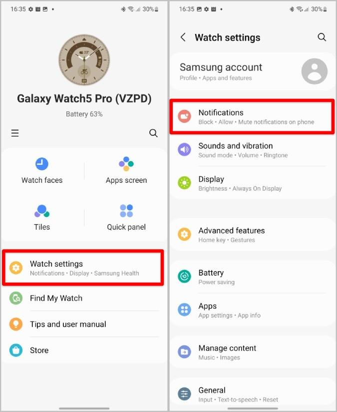 如何在 Samsung Galaxy Watch 上取得 Instagram 和 WhatsApp 通知