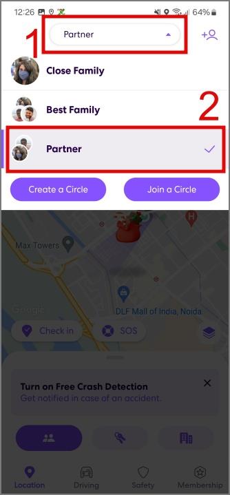 如何離開 Life360 圈子