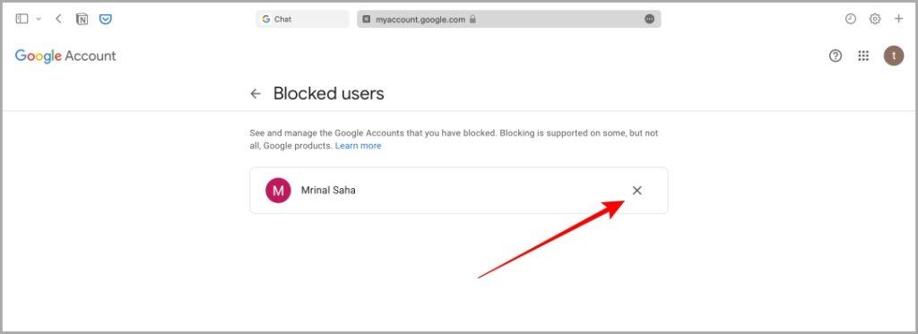 如何在網路和行動裝置上封鎖、舉報和取消封鎖 Google Chat 中的某人