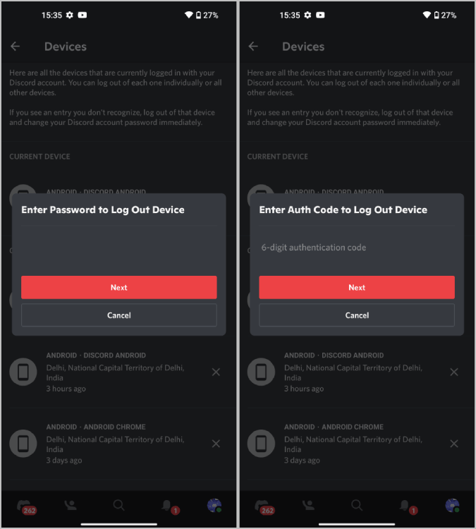 如何檢查我的 Discord 帳號登入位置