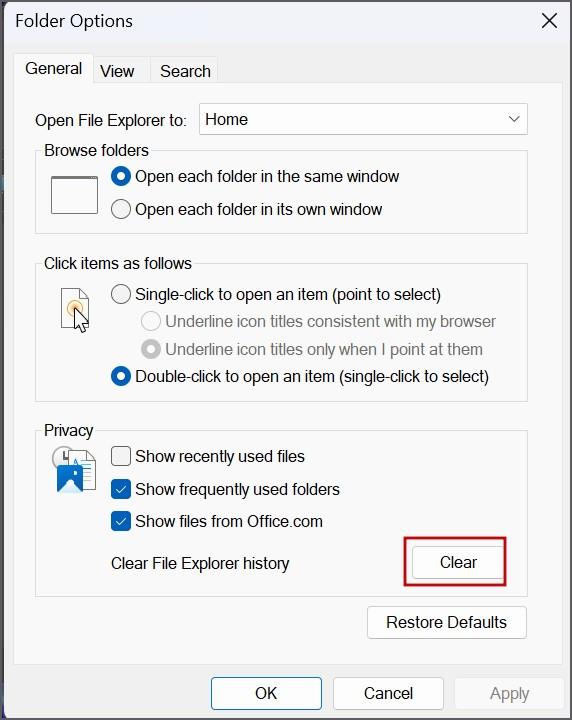 13 修正了 Windows 中檔案總管不顯示檔案的問題