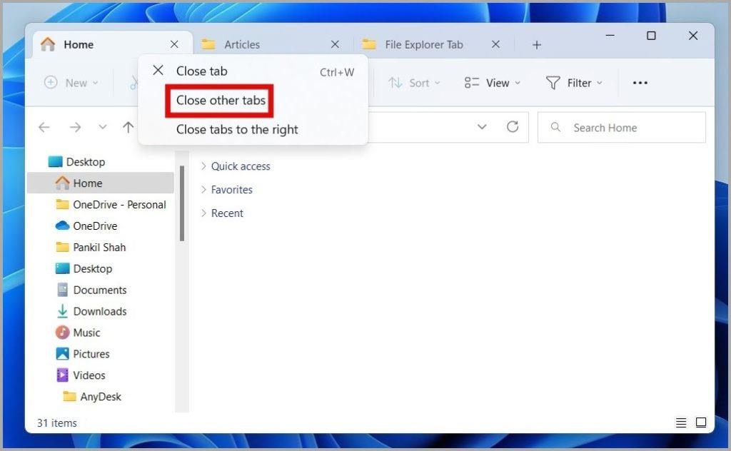 如何在 Windows 11 上使用檔案總管標籤