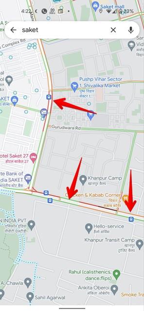 Google 地圖中的各種圖示和符號有何意義