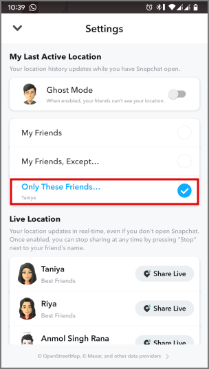 如何在 Snapchat 上使用 Snap 地圖