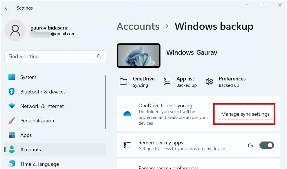 如何在重新安裝之前將 Windows 11 備份到雲