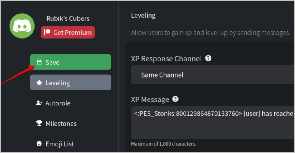 適用於 MEE6 等級的免費替代 Discord 機器人