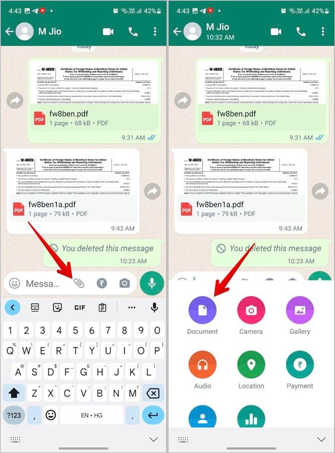 如何在 Android 和 iPhone 上的 WhatsApp 上簽署文檔