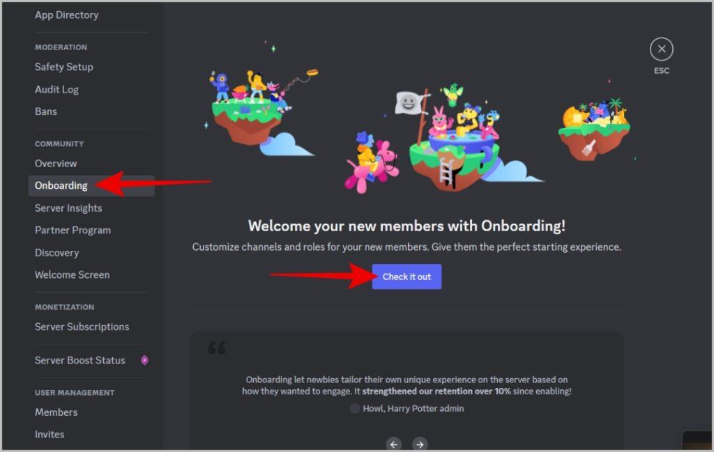 如何在 Discord 伺服器上設定社群加入