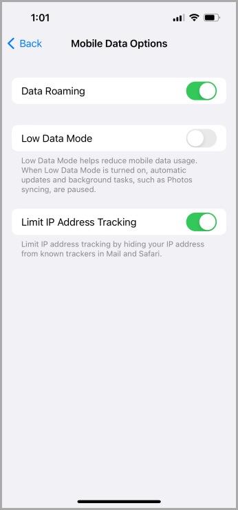如何在 iPhone 上開啟數據漫遊