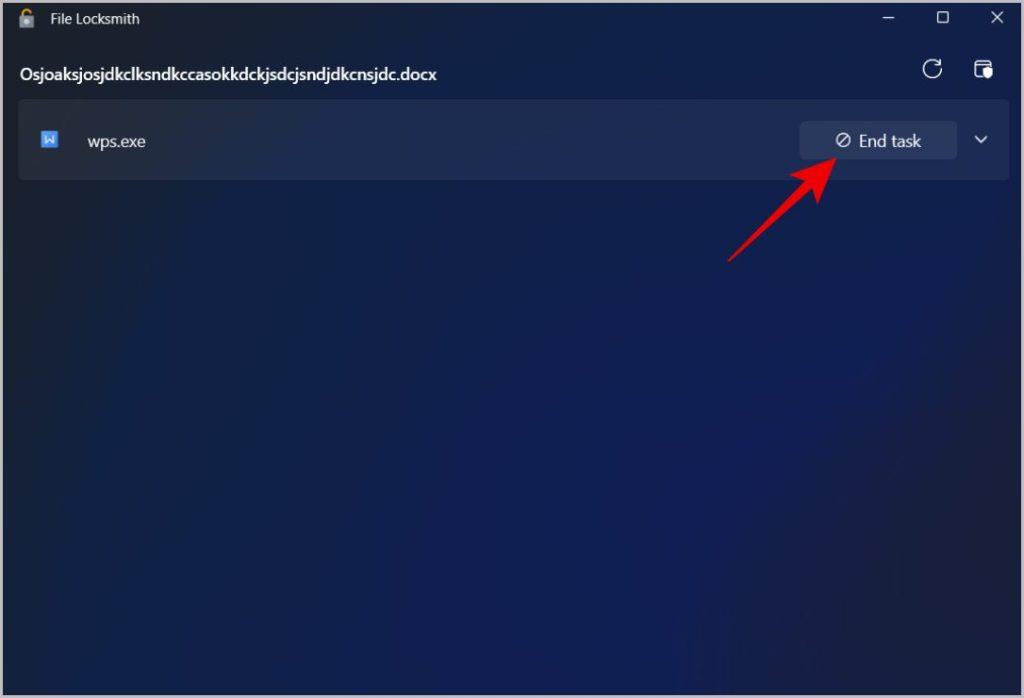 在 Windows 上的另一個程式中開啟檔案/資料夾：如何尋找並強制刪除