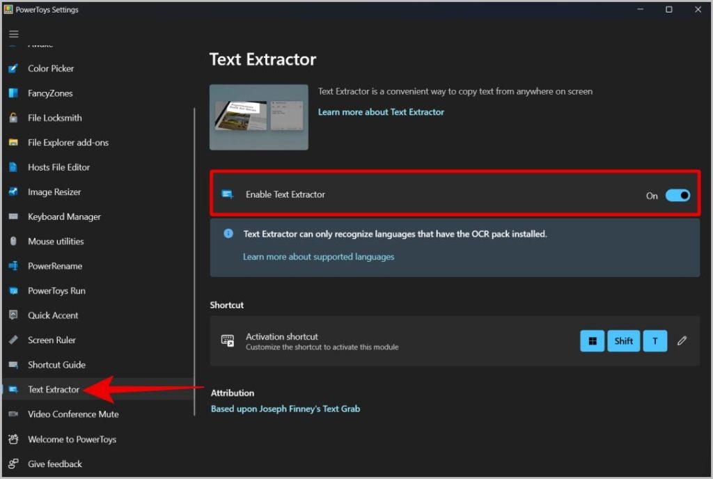 如何在 Windows 11/10 上從任意位置提取文本