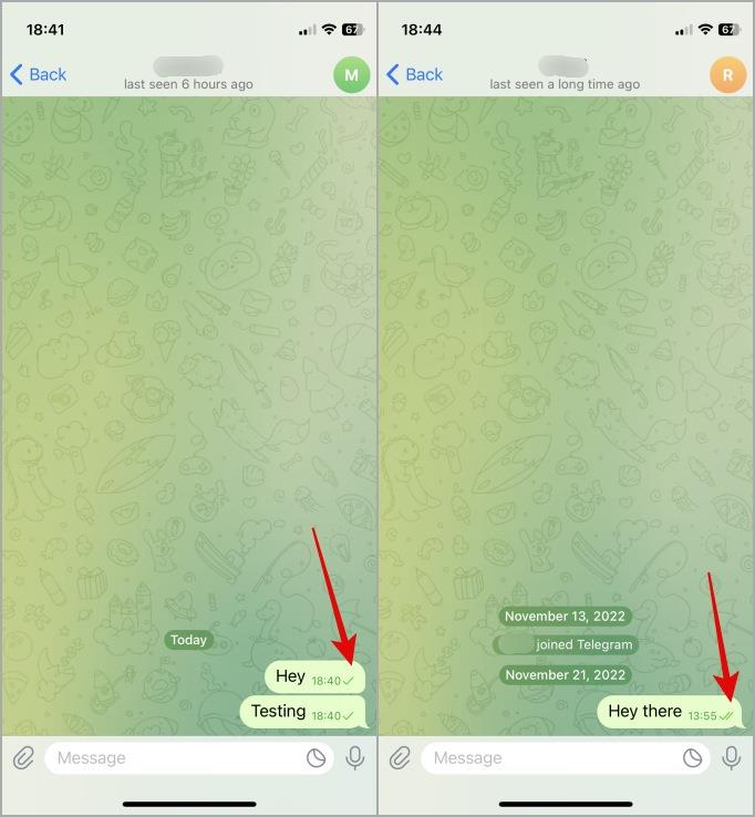 Telegram 圖示和符號及其意義