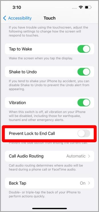 如何在 iPhone 上啟用/停用電源按鈕結束通話
