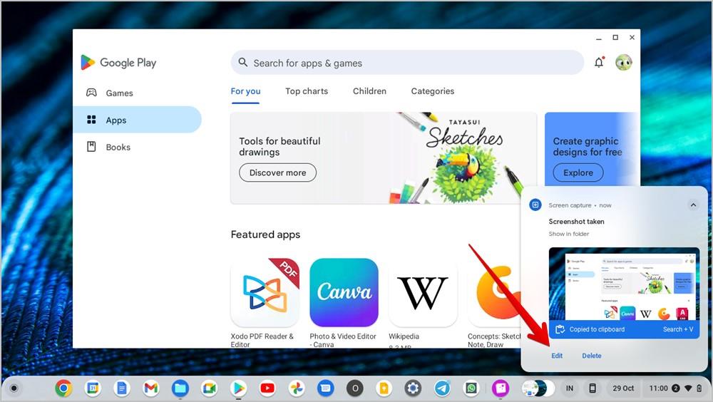 如何在 Chromebook 上編輯圖片或螢幕截圖