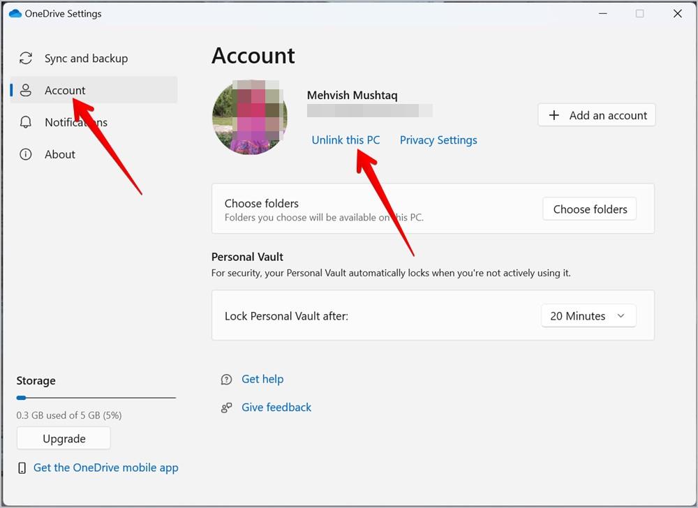 如何在 Windows 上登出、暫停或解除安裝 OneDrive