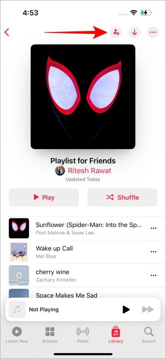 如何在 Apple Music 上建立協作播放列表