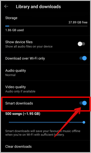 如何啟用/停用 YouTube 和 YouTube Music 上的智慧下載