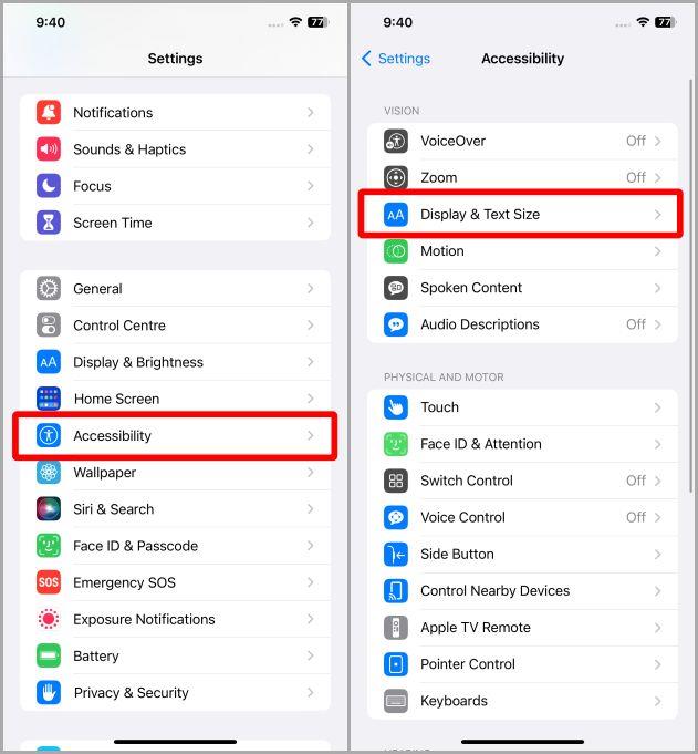 在 iPhone 上更改文字/字體大小的最簡單方法