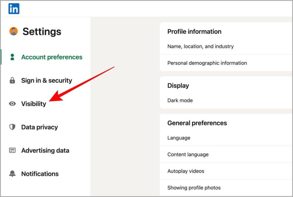 如何隱藏 LinkedIn 上的活躍狀態