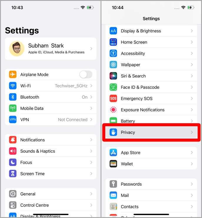如何在 iOS 上開啟/關閉允許應用程式請求跟踪