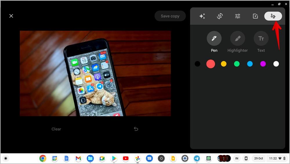 如何在 Chromebook 上編輯圖片或螢幕截圖
