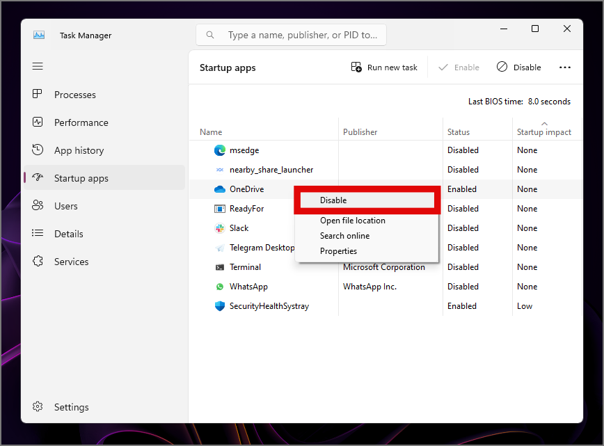 減少 Windows 11 後台進程的 13 種方法