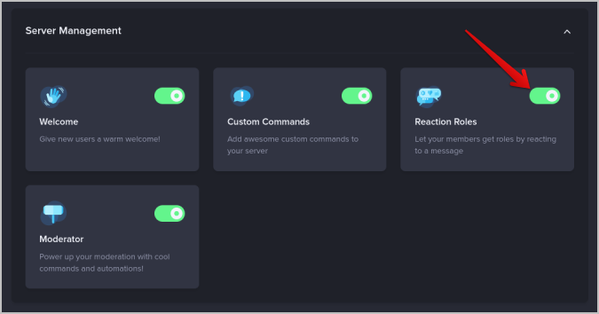 如何允許使用者在 Discord 伺服器上自行指派角色