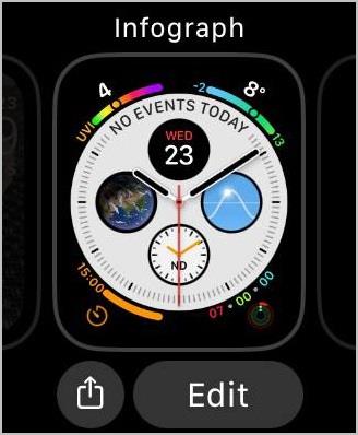 如何從 Apple Watch 錶盤新增、編輯或刪除複雜功能