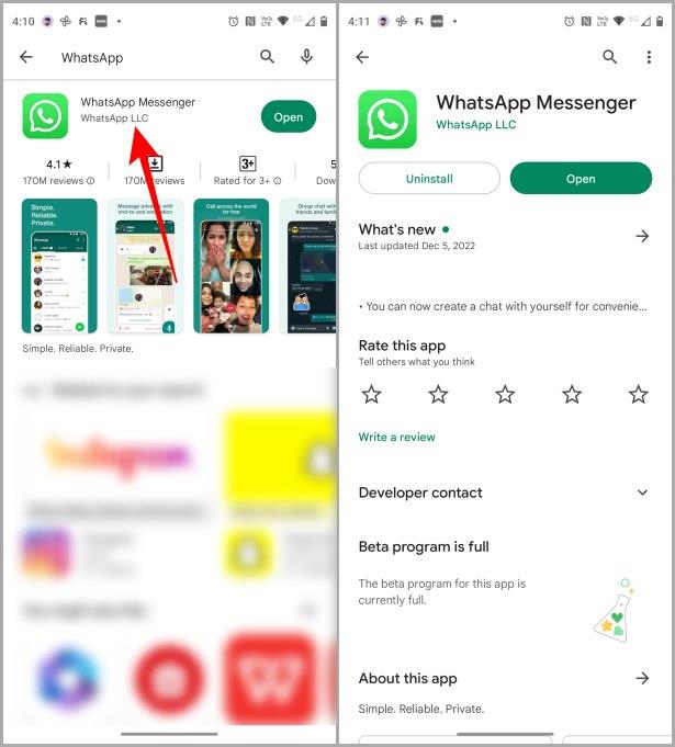 Whatsapp 狀態在行動裝置上不顯示視圖的 5 個最佳修復