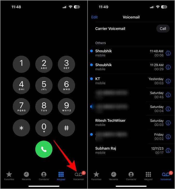 如何在 iPhone 上啟用和使用即時語音郵件