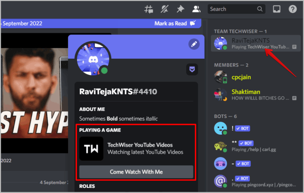 如何啟用自訂 Discord 豐富狀態