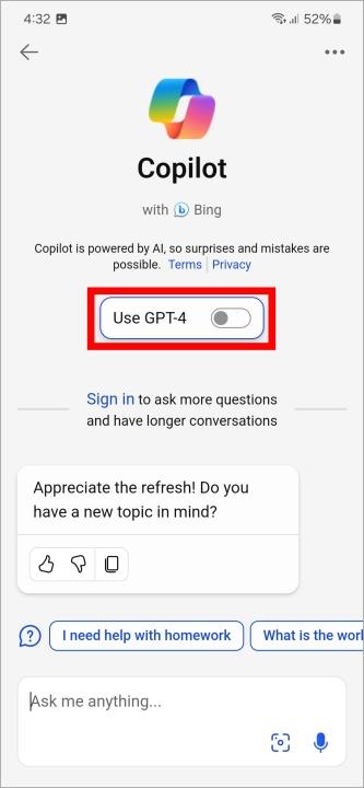 如何在行動裝置上使用 Microsoft Copilot