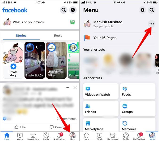 如何在 Facebook 頁面和個人資料之間切換，反之亦然