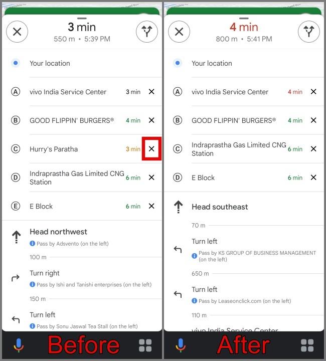 如何在 Google 地圖上規劃具有多個網站的路線